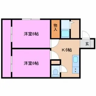 アネックス ティ【1階】の間取り