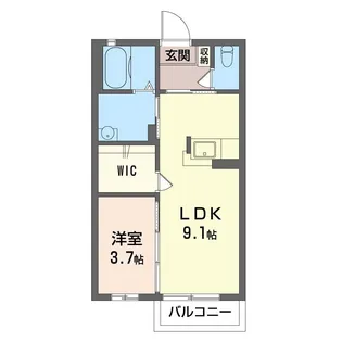 群馬県太田市尾島町【アパート】の間取り