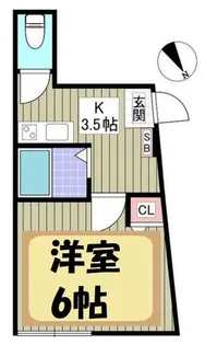 埼玉県春日部市粕壁【アパート】の間取り