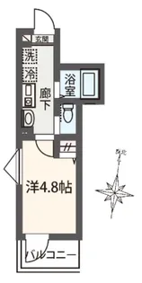 MELDIA大宮北B【3階】の間取り