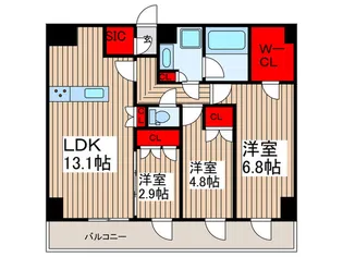 3LDKの間取り画像