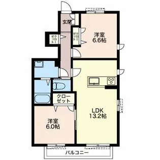 ラパージュ【1階】の間取り