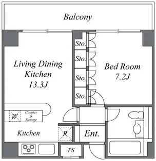 マナハウス四谷(マナハウスヨツヤ)【3階】の間取り