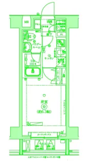 SQUARE CITY YOKOHAMA YAMATE【7階】の間取り