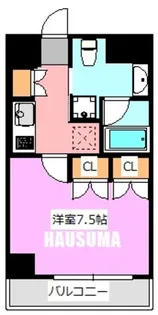 TRADIS東十条【7階】の間取り