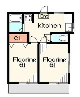 プレステージ幕張【2階】の間取り
