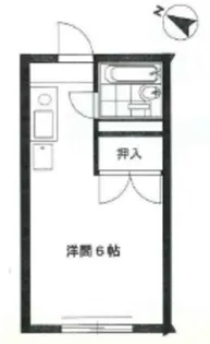 コーポ二葉2号A【1階】の間取り