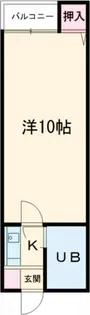 秀和レジデンス【2階】の間取り