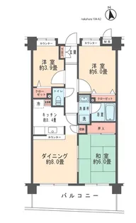 3DKの間取り画像