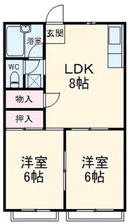 スターハイツ【2階】の間取り