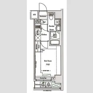 ラフィスタ金町【5階】の間取り