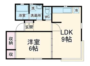 ロイヤルハイツ【1階】の間取り