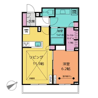 AZU【2階】の間取り