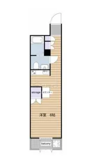 ハウス中屋【2階】の間取り