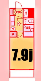 GROWS横浜妙蓮寺【1階】の間取り