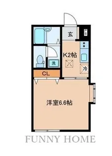 東京都世田谷区祖師谷3【アパート】の間取り