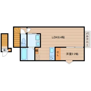 Forest Garden II【2階】の間取り