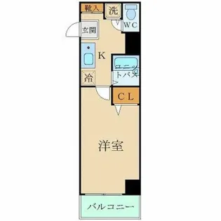 東京都港区三田5【マンション】の間取り