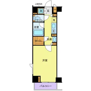 ルーブル亀戸天神前【5階】の間取り