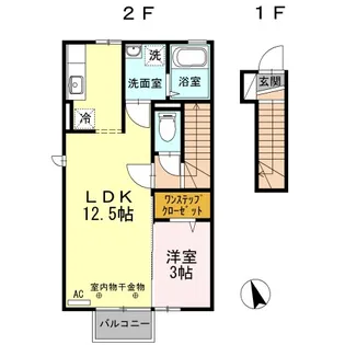 プランドール【2階】の間取り
