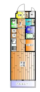 ファーストフィオーレ神戸ピアチェーレ【9階】の間取り