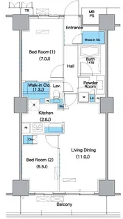 東京都江東区豊洲1【マンション】の間取り