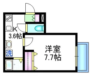 IRMGARD【1階】の間取り
