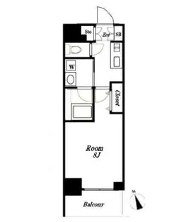 東京都墨田区両国1【マンション】の間取り