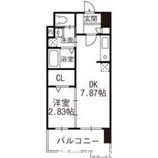 グランフォーレプライム博多【11階】の間取り