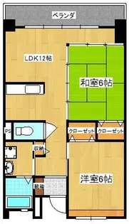 コーラル下門【4階】の間取り