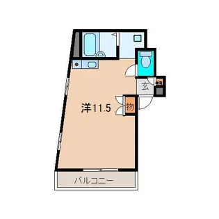 ラ・リバート【1階】の間取り