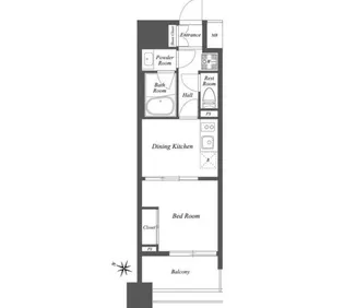 東京都豊島区雑司が谷3【マンション】の間取り
