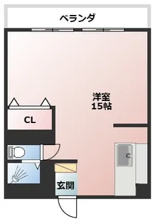第二大福マンション【1階】の間取り