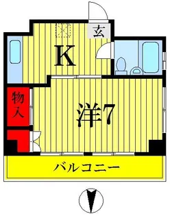 松嶋ビル【4階】の間取り