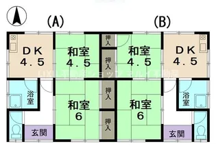 岐阜県土岐市泉町久尻【一戸建】の間取り