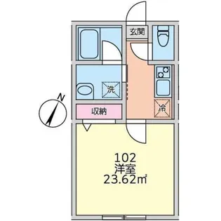 千葉県船橋市二宮2【アパート】の間取り