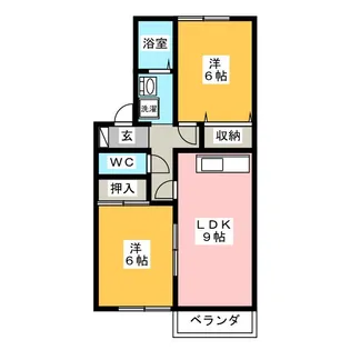 エントピア浦崎【1階】の間取り