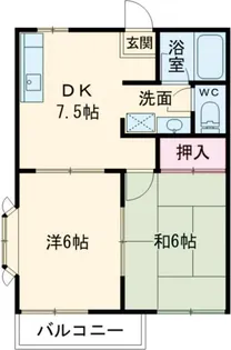 サンデリカ【1階】の間取り