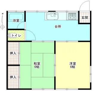 石塚荘【2階】の間取り