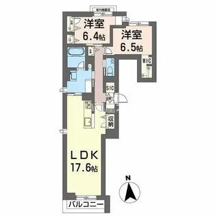 シャーメゾン925浅草橋【2階】の間取り