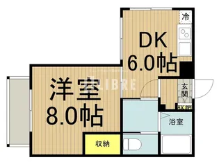 エグゼクティブ立川【1階】の間取り