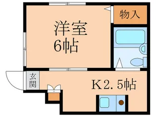 ハイムスミレ【1階】の間取り