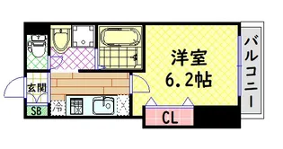 みおつくし岸里II【6階】の間取り