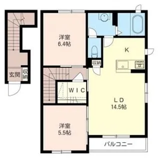 メゾン・ラルジュF【2階】の間取り