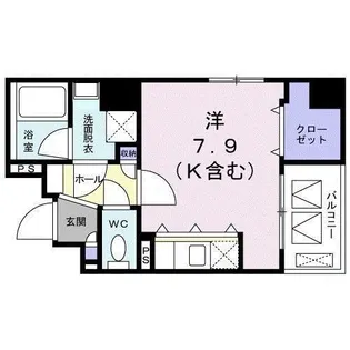 GREEN LAVRAS【7階】の間取り