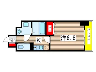 La Douceur 千葉中央【4階】の間取り