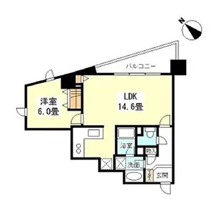 TKフラッツ渋谷【1階】の間取り