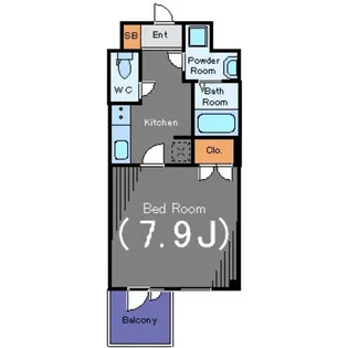 RISING STAGE【3階】の間取り