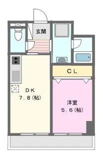 サザンストリート【2階】の間取り
