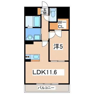 白山ヒルズ【4階】の間取り